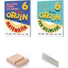 Orjin 6. Sınıf Fen Matematik Konu Özetli Soru Bankası Yeni 2026 + Telefon Tutucu + Çözüm Ayracı