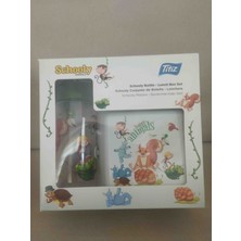 Beslenme Kabı 1300 ml + Matara 500 ml Schooly Beslenme Seti