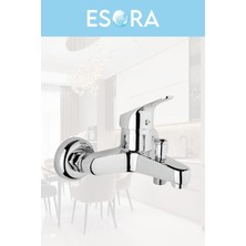 Krom Mix Banyo Duş Musluğu Çeşmesi Bataryası