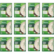 Knorr Hazır Çorba Kremalı Mantar 4 Kişilik 63 G x 12 Adet
