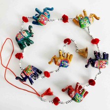 7’li Asmalı Fil Figürlü Dekoratif Süs – Şans ve Bereket Getiren Ev & Bahçe Aksesuarı Hediyelik Set