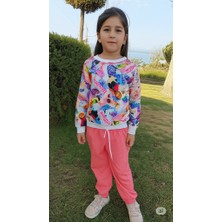 Some Love Kız Çocuk Elsa Eşoftman Takımı %100 Pamuk