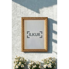 A4 Boyutunda (21X30 Cm) Yaprak Desenli Çerçeve