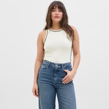 Kadin Kolsuz Triko Bluz - Evelyn