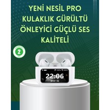 Yüksek Bass ve Güçlü Ses Özellikli Akıllı Bluetooth Kulaklık Dokunmatik Kontrol
