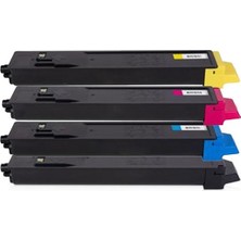 Kyocera Taskalfa 5550CI TK-8505 Chipli 4 Renk Ithal Muadil Toner Seti - Siyah 30.000 Sayfa / Renkliler 20.000 Sayfa
