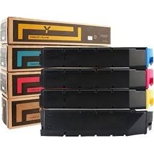 Kyocera TK-8305 Chipli 4 Renk Ithal Muadil Toner Seti - Siyah 25.000 Sayfa / Renkliler 15.000 Sayfa
