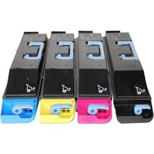 Kyocera TK-865 Chipli 4 Renk Ithal Muadil Toner Seti - Siyah 20.000 Sayfa / Renkliler 12.000 Sayfa
