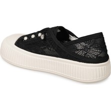 Zeytuk Siyah Sneakers Tekstil Kadın Ayakkabı