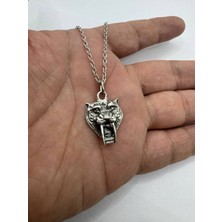 Wild Spirit – Kaplan Desen Unisex Kolye (Metal  Zincirli)