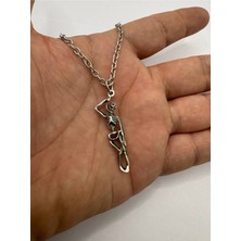 Karanlığın Sembolü | Suicide Skeleton Gotik Unisex Kolye – Metal  Zincir