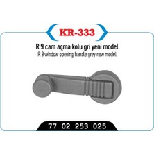 KR-333 - Cam Açma Kolu Gri R19 R21 Ym