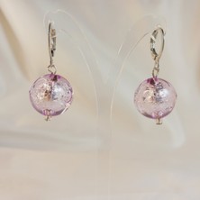 Crystal Atelier Mor Janjanlı Boncuk Küpe, Gümüş Kaplama Zarif Kadın Küpe, Işıltılı Şık Günlük Kullanım Moda Takı, Özel Gün Küpesi, Günlük Küpe, Hediyelik Küpe, Modern Küpe, Boncuk Küpe, Kadın Küpe