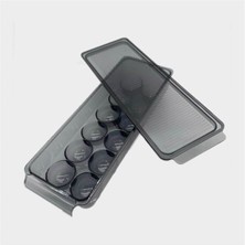 Leggno PTC6060EGG12 Yumurta Saklama Kabı 12'li Şeffaf Gri