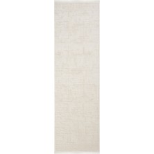 Cool Halı safir 8610 Krem Yolluk Uzun Antre Hol Koridor Halısı Makine Dokuması Modern Yatak Odası Halı Yolluk