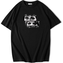 Brz Collection Unisex Oversize Scarface T-Shirt Siyah