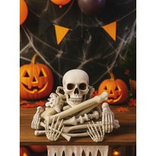 Parti Adresi Cadılar Bayramı Iskelet Parçaları Halloween Parti Dekoru 19'lu