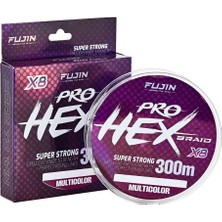 Fujin Pro Hex 8x 300MT Multicolor Ip Misina Multicolor-0,11 mm