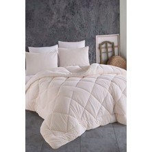 Hobby Premium Soft Çift Kişilik Yorgan Seti Krem