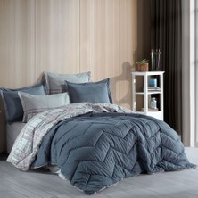 Hobby Comfort Yorgan Seti -Çift Kişilik - Lucia Gri