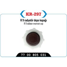 KR-297 - Radyatör Yedek Su Depo Kapağı Kahve R9 R11 R12 R19 R21 Clıo I Kangoo Megane / Logan
