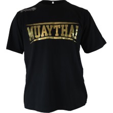 Dragondo TX8522 Muaythai Tişört Gold Baskılı Muay Thai Tişört
