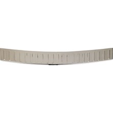 Skoda Superb 3 Uyumlu Krom Arka Tampon Üstü Koruma Paslanmaz Çelik