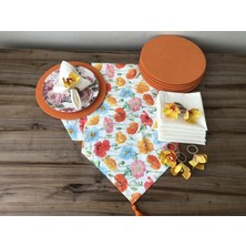 Sofra Sunum  Seti Gelincik Desenli Takım