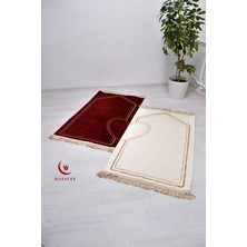 Çiftlere Özel Kalpli Seccade -Eşli Çift Seccade