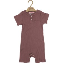 Tiffany Baby Organik Theme Cepli Kısa Rompy 88026