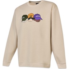 New Balance MNC3505 Bej Erkek Sweatshirt