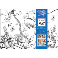 Funny Mat - Derin Deniz - Küçük 33,5X48CM