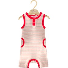 Tiffany Baby Organik Theme Askılı Cepli Rompy 88021