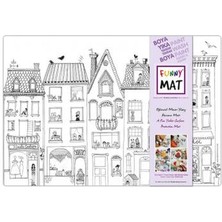 Funny Mat - Çatıdaki Leylek (Küçük Boy) - 33,5X48CM