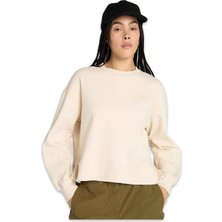 Timberland TB0A41ZB Lush Comfort Crew Sweat Krem Kadın Sweatshirt