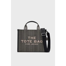 Marc Jacobs Pamuklu Jakarlı Çıkarılabilir Askılı Medium Tote Çanta Bayan Çanta 2F4HTT015H05 261