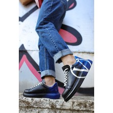 CH254 - Cbt Pittura Erkek Ayakkabı 407 V  Sıyah / Mavı