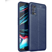 Realme 7 Pro Kılıf Zıvo Niss Silikon Kapak-Lacivert