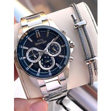 Slazenger Çelik Kordon Iç Fonksiyonları Aktif 10 Atm Suya Dayanıklı Erkek Kol Saati YNB.2456.2.03