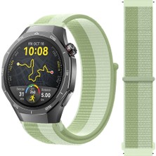 Huawei Watch Gt5 Pro 46MM Ile Uyumlu Ayarlanabilir Cırt Cırtlı Yumuşak Spor Kumaş Örgü Kordon