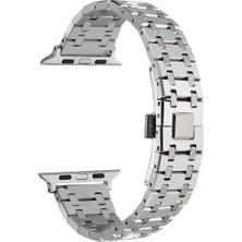 Watch 7 41MM Uyumlu Krd-83 Metal Kordon Zıvo - Gümüş