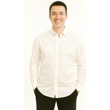 Dormen Erkek Pamuklu Slim Fit Uzun Kol Gömlek 7372