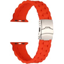 Watch 38MM Krd-72 Uyumlu Kordon Zıvo - Turuncu