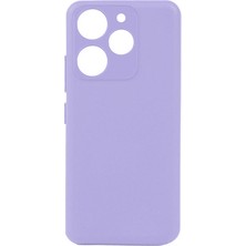 Tecno Spark 10 Pro Kılıf Zıvo Biye Silikon-Lila