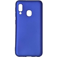 Galaxy A40 Kılıf Zıvo Premier Silikon Kapak-Saks Mavi