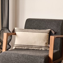 Evidea Soft Sanvi Kırlent - Ekru - 30X50 cm