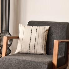 Evidea Soft Riley Kırlent - Ekru - 40X40 cm