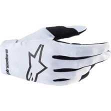 Alpinestars Radar Off-Road Motosiklet Eldiveni Beyaz  Siyah