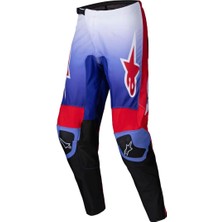 Alpinestars Fluid Wurx Kros Motosiklet Pantolonu Mavi  Kırmızı