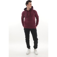 Kanguru Cepli Kapüşonlu 3 Iplik Kışlık Sweat Takım